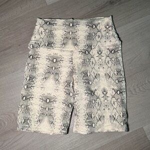 Montce Snake rubber Bike Shorts - White/Gray